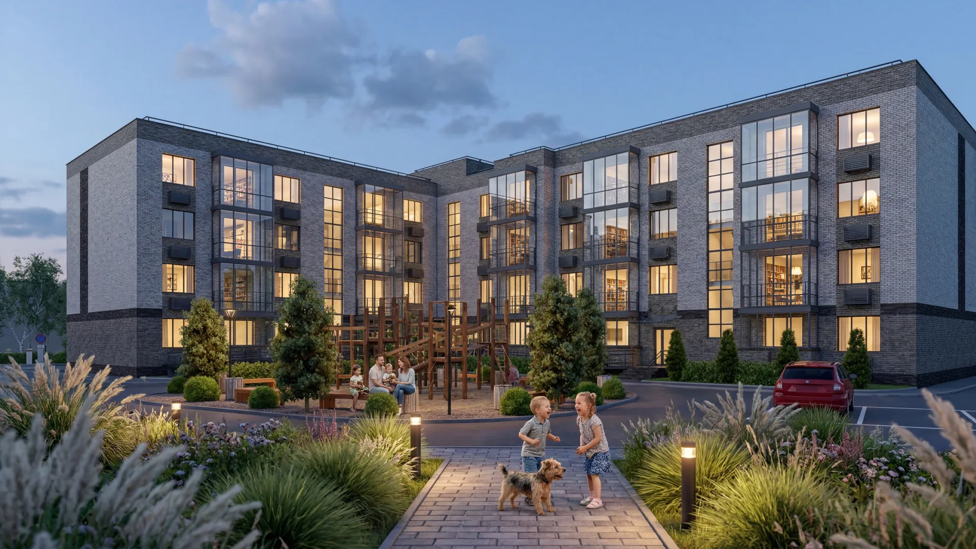 Рендер ЖК — вид 2